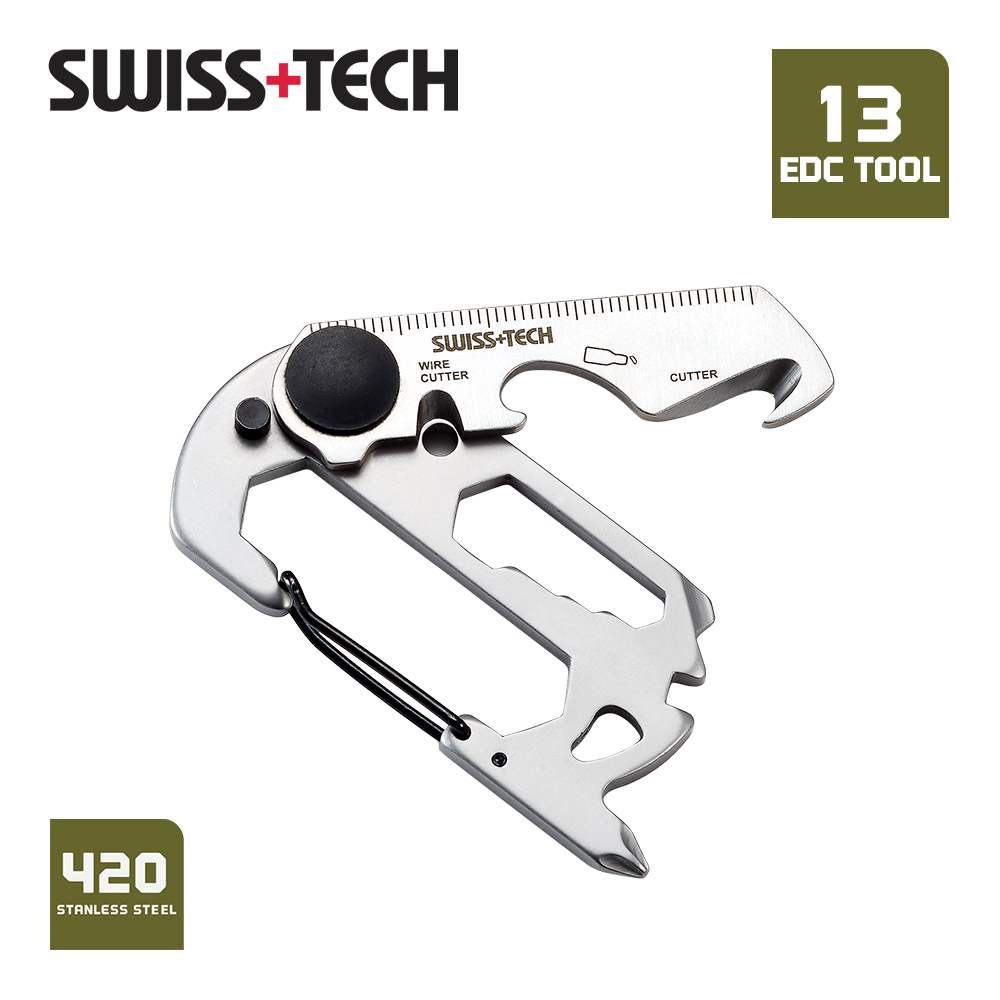 Edc Carry Knife - SWISS TECH 13 In 1 미니