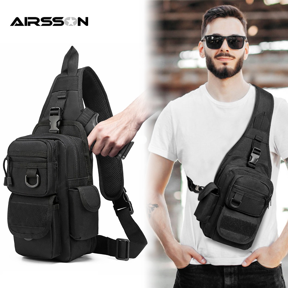전술 권총 가방, 권총 홀스터, 권총 운반 파우치, 야 - Edc Concealed Carry Sling Bag 리뷰 및 가격