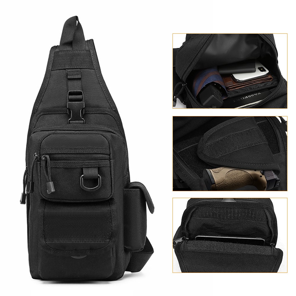 전술 권총 가방, 권총 홀스터, 권총 운반 파우치, 야 - Edc Concealed Carry Sling Bag 리뷰 및 가격