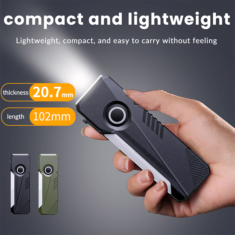 EDC 타입-C 충전식 휴대용 손전등, RGB 측면 조 - Edc Carry Clip 리뷰 및 가격