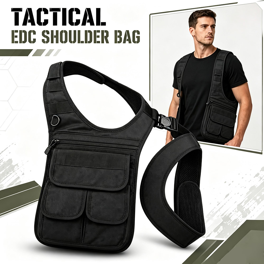 전술용 숨김형 겨드랑이 도구 가방 MOLLE 멀티포켓  - Edc Concealed Carry Sling Bag 리뷰 및 가격